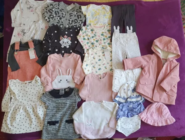 Beautiful baby girl clothes bundle 3-6 months