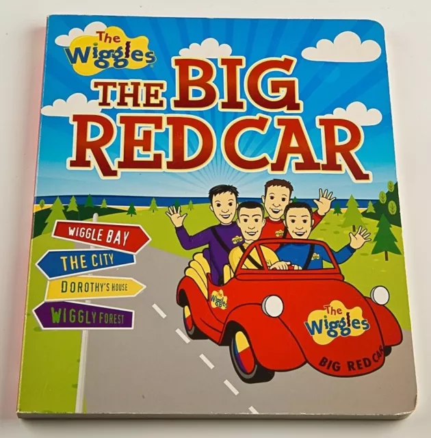 THE WIGGLES THE Big Red Car Board Book Animation Original Group 24 x