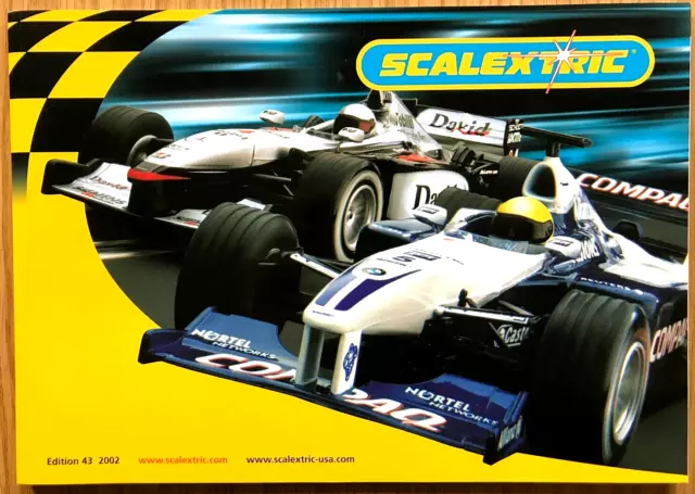 SCALEXTRIC CATALOGUE No 43 2002 UK Slot Cars (Ninco / Fly / SCX / Carrera)