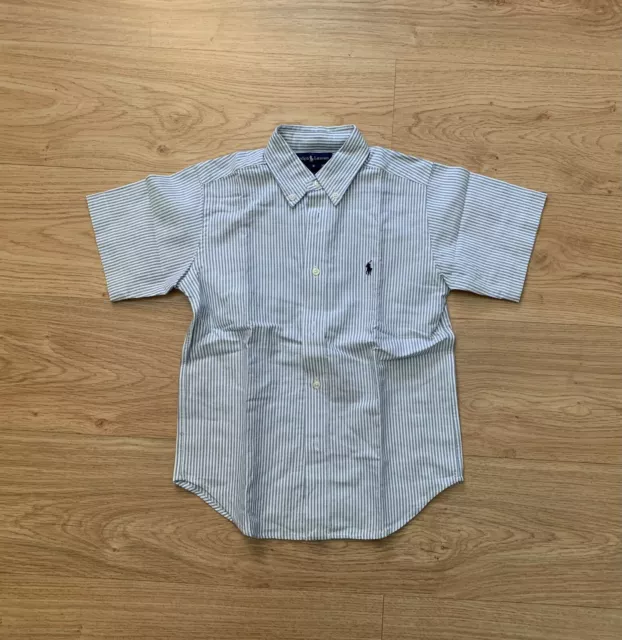 CHEMISE CLASSIQUE BOUTONNÉE DWN garçon 🙂 % coton Ralph Lauren »