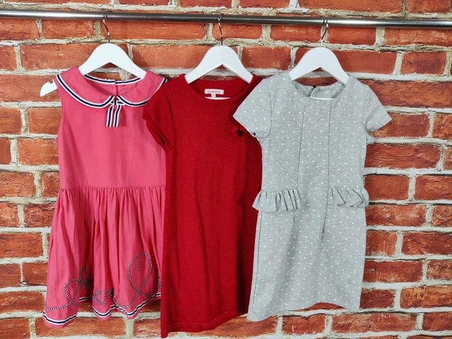 Girls Bundle Age 4-5 Years Bluezoo M&S H&M Dress Set Knit Polka Dot Party 110Cm