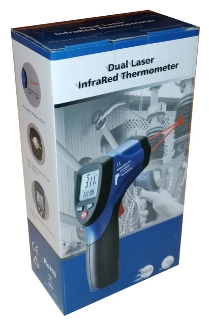 INFURIDER Infrarot Thermometer - Temperaturpistole -58°F Bis 2480°F