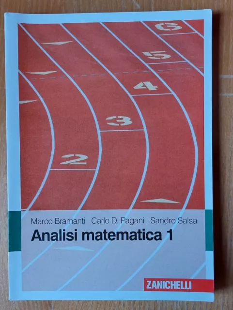 Analisi 1 Bramanti Pagani Libro Matematica Università Ingegneria Zanichelli
