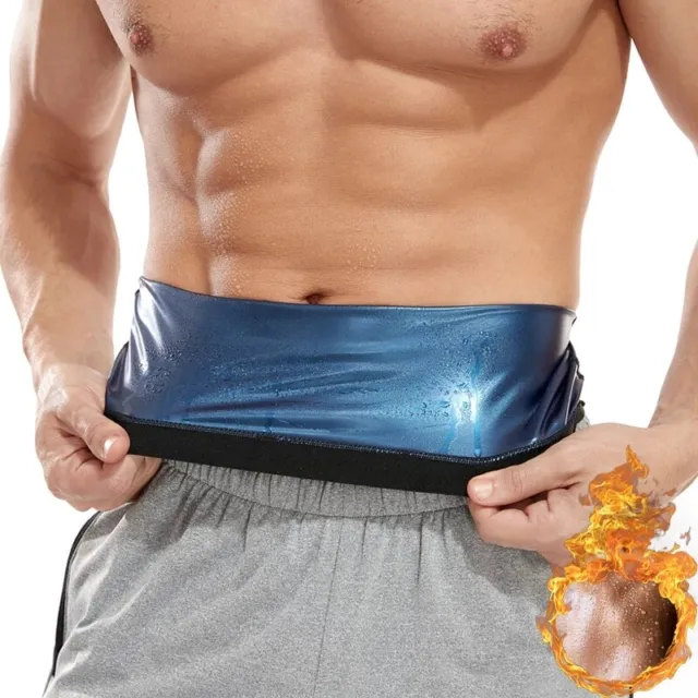 Men Women Waist Trimmer Belt Burn Fat Sweat Body Shaper Weight Loss Girdles  Gym