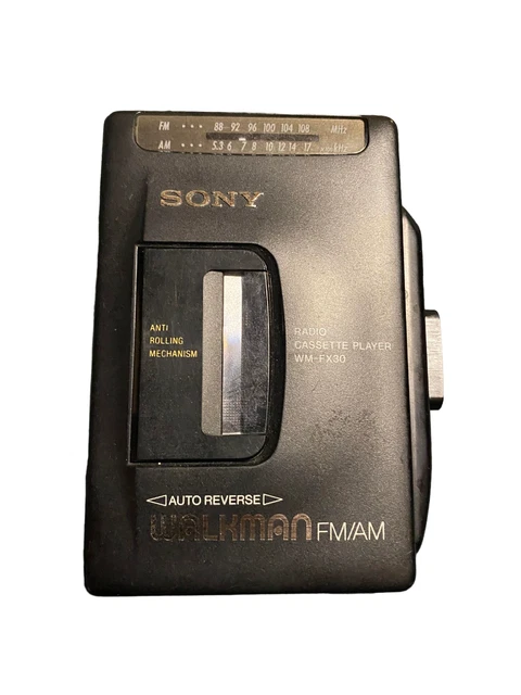 SONY WALKMAN CASSETTE Player FM/AM WM-FX30 Auto Reverse Radio POUR ...