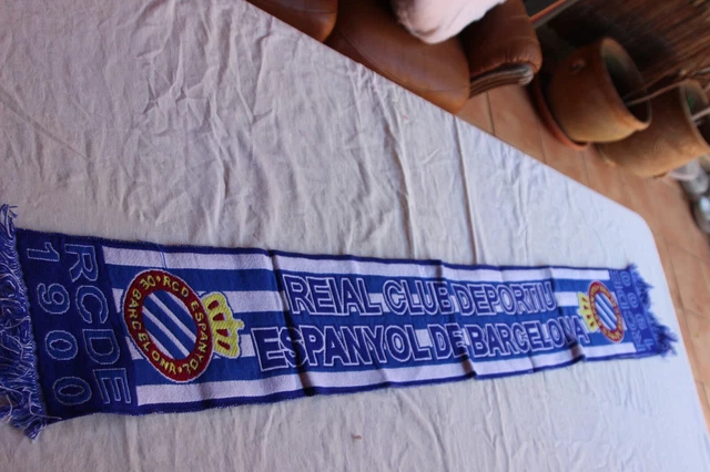 Drapeau RCD Espanyol Barcelone - La Curva 1900 - Taille L - Supporter Ultra