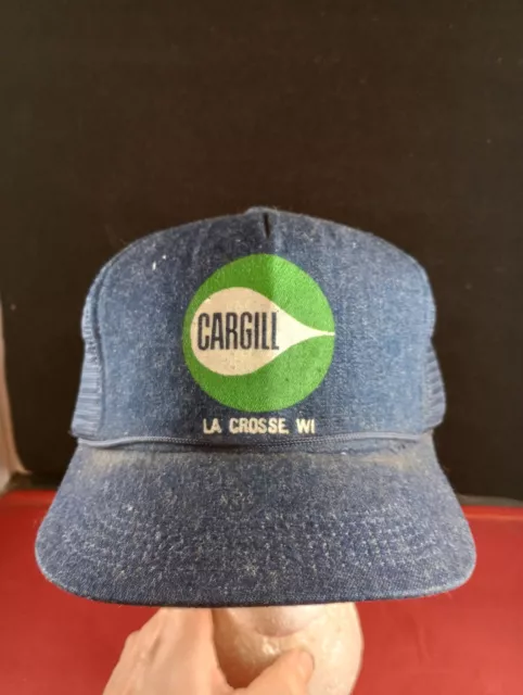 VTG CARGILL LA Crosse Wisconsin Trucker Snapback Hat Cap *563 $20.00 ...