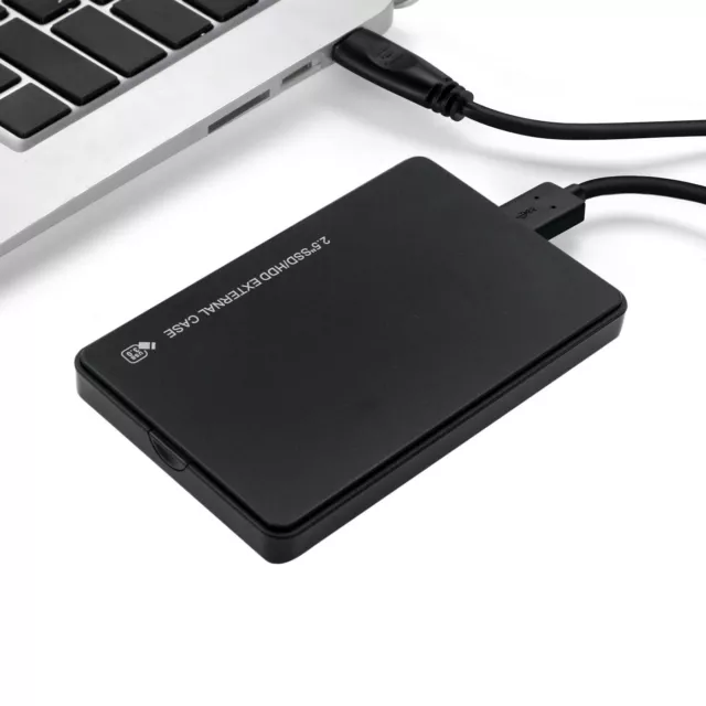 2.5" SATA USB 3.0 Hard Drive Disk HDD SSD Enclosure External Laptop Case 2