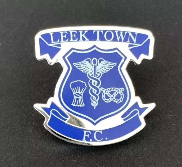 Leek Town FC Non-League football pin badge