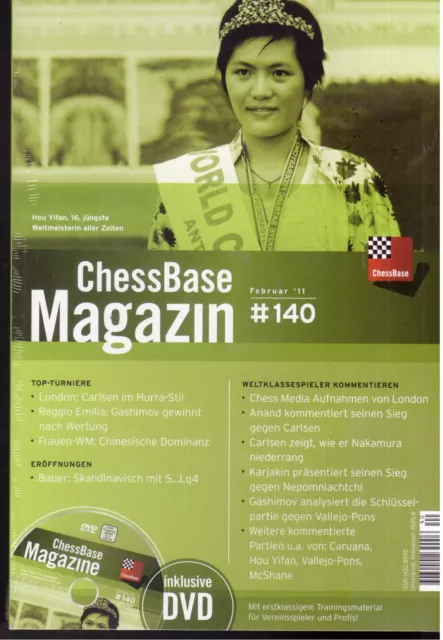 Chessbase Magazine #182 February March 2018 Magnus Carlsen Cover DVD - Used