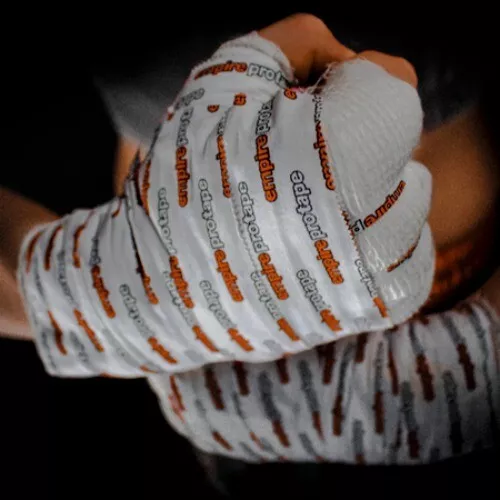 Empire Pro Tape Boxing Wraps Printed White Cornerman Cutman MMA Muay Thai