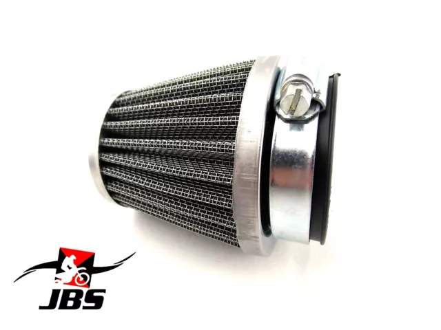 HONDA CRF50 JBS PERFORMANCE HI FLOW 28mm CHROME POD AIR FILTER (16mm CARB MODELS