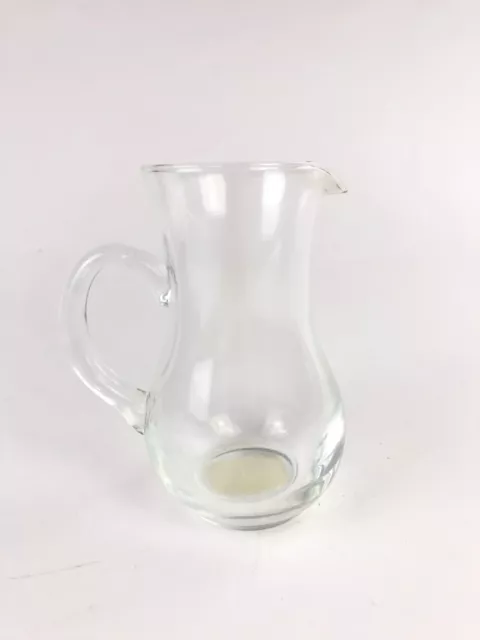 4x Milch Kännchen Glas Sauciere Dressing Sahne Krug Kanne Behälter Soßiere 2