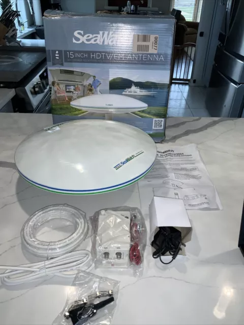 NEW OPEN BOX Shakespeare SEAWATCH #3015 RV / Marine / Boat HDT Tv/FM 15" Antenna