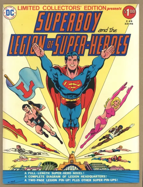 Limited Collectors' Edition C-49 VF- Superboy Legion Super-Heroes! 1976 DC S724