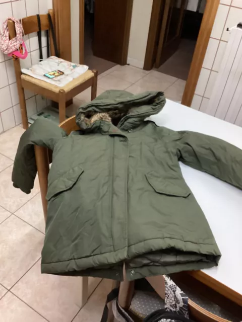 CAPPOTTO VERDE MILITARE CANADIAN  BAMBINO 6/ 8 anni