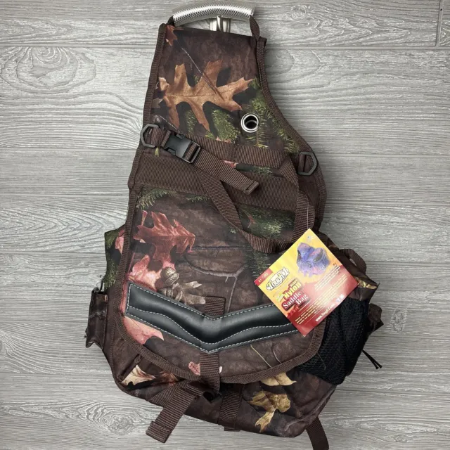 Tough 1 Camoflauge Saddle Bag Multi-Pocket Insulated Nylon Prints 61-7395 Camo