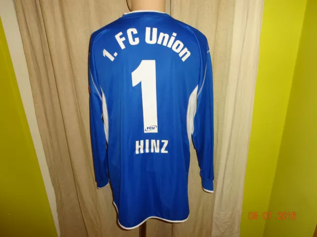 1.FC Union Berlin saller Torwart Matchworn Trikot 2004/05+ Nr.1 Hinz Gr.L/XL TOP