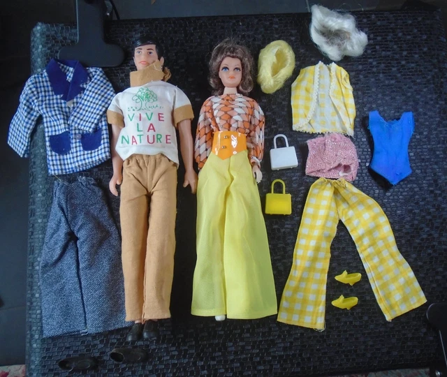Série Vintage De 6 Poupées Moody Cuties Doll Emotion – IWAI – Années 60