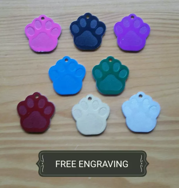 FREE ENGRAVING (PERSONALIZED) Two Bone Dog Pet Collar Tag Charms