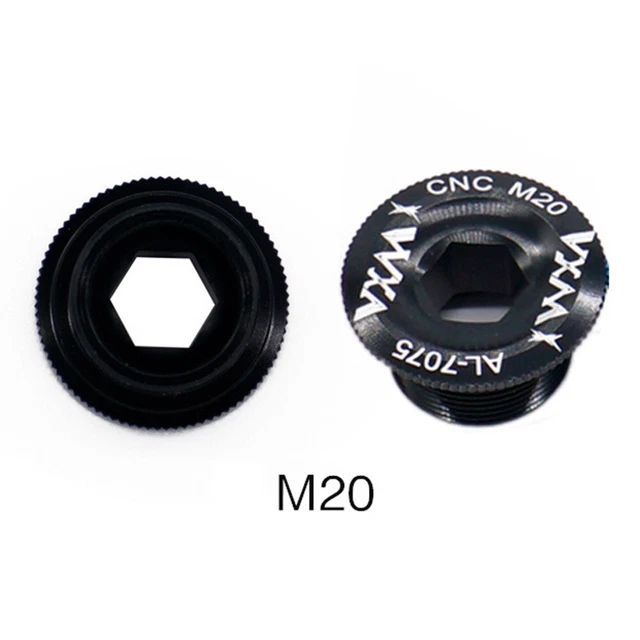Vis De Manivelle M15/M18/M20 En Alliage Alu – Compatible IXF M19, VTT/route, Fixe Le Pédalier, Noir, 13 G, Résiste à La Rouille