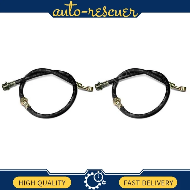 Centric Parts Front Brake Hydraulic Hose 2x for 1974 till 1975 Chevrolet Bel Air
