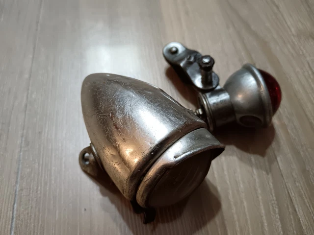 Phare Arrière JOS Pour Vélo Ancien - Eroica - Modèle D4 - Réf 2883