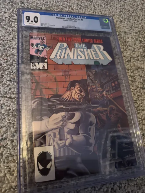 Punisher Limited Series #2 1986 CGC 9.0