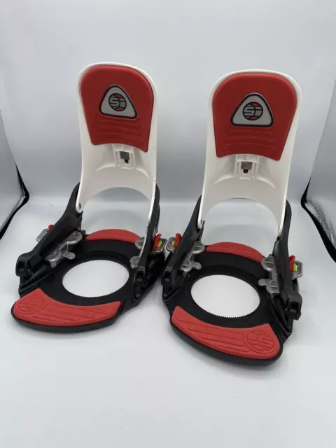 Burton FSI Step In Bindings Snowboard Red/white