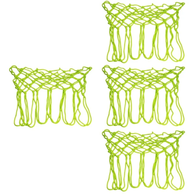 4PCS Nightlight Basketball Net Outdoor Nylon Basketball Net Luminous Basketball