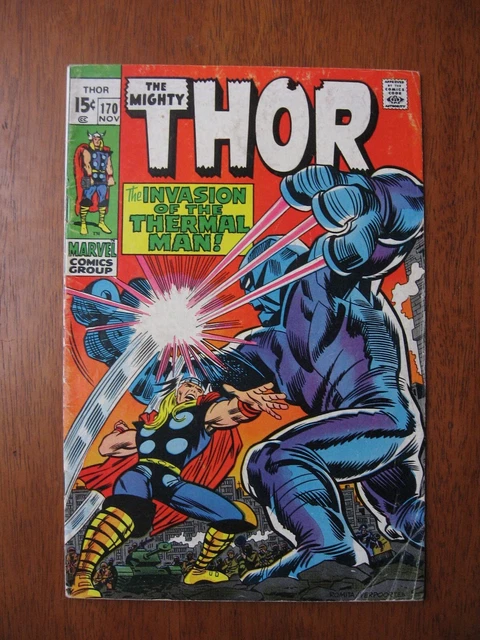 MIGHTY THOR #170 Marvel Comic Book 1969