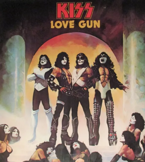 Kiss 'Love Gun' First Us Pressing 1977 ~ Custom Labels & Inner Sleeve $7.98 Code