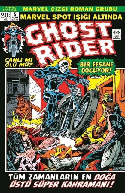 Marvel Spotlight #5 (1971) Ghost Rider Turkish International Edition