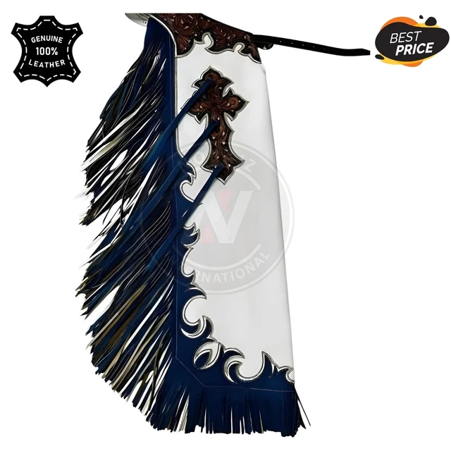 Chaps Western En Cuir Souple Bull Trail – équitation – Toutes Tailles