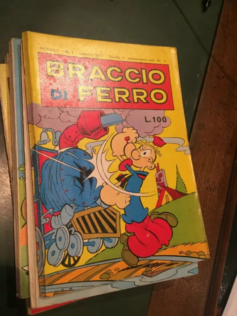 Braccio Di Ferro N°1 1967 Ed. Bianconi Fumetto Umoristico Vintage