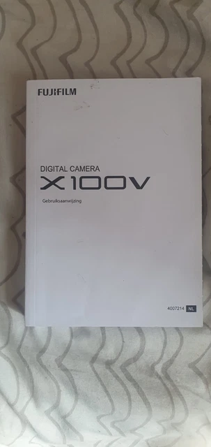 Fujifilm X100V manuale di istruzioni fotocamera originale / manuale utente (Paesi Bassi)