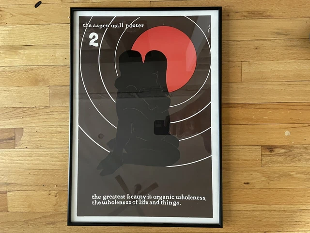 thomas w benton Aspen Wall Poster #2 - Hunter S. Thompson writings on the rear