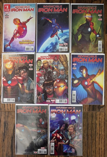 Invincible Iron Man (2017) #1 2 3 4 5 6 7 8 - Marvel - Vf/Nm - Riri / Iron Heart