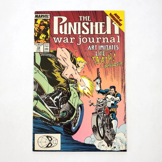 Punisher War Journal #12 (1988 Series) Vol. 1 Marvel Comic Book Jim Lee Cover