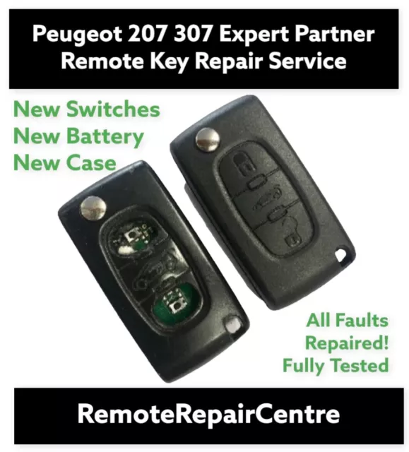 PEUGEOT EXPERT PARTNER 306 307 308 407 key repair service