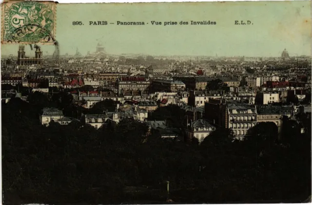 CPA PARIS 7e-Panorama de Paris-Vue prise des Invalides (327425)