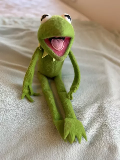 Vintage 1976 Fisher Price #850 KERMIT The FROG 18” Stuffed Plush Doll Jim Henson