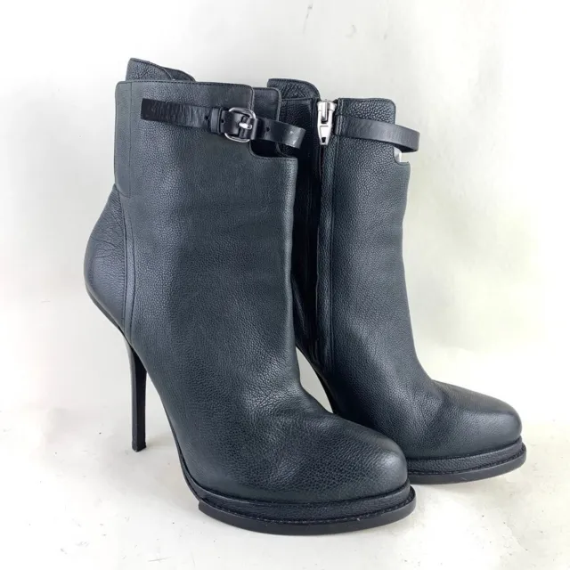 ALEXANDER WANG ankle boots black High-Heeled buckle size 10