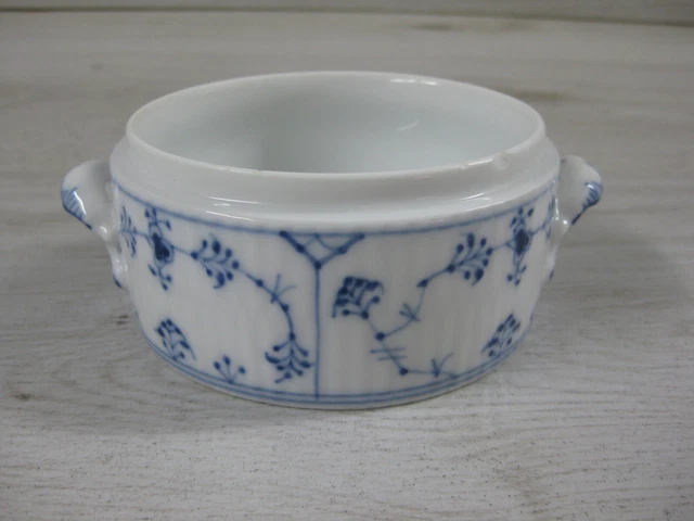 Royal Copenhagen Musselmalet gerippt Zuckerdose Nr. 400 ohne Deckel