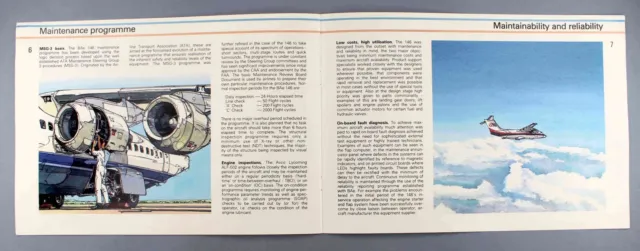 British Aerospace Bae 146 Product Support Manufacturers Sales Brochure 1985 3