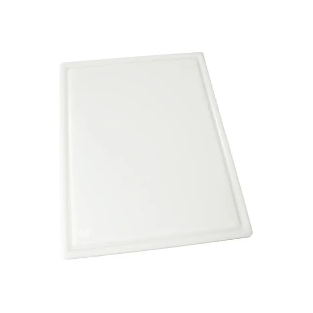 Winco CBI-1824, 18x24x0.5-Inch Grooved White Cutting Board, NSF