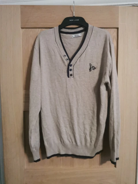 Mens Henley's Jumper - Size 4