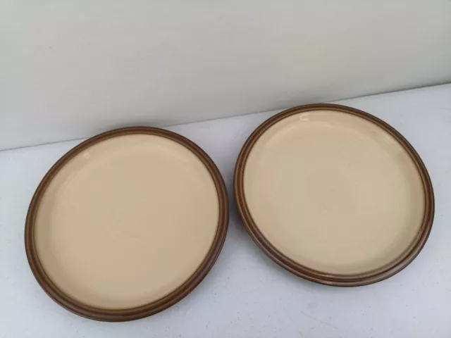 Set of  2 Vintage Denby PAMPAS Dinner Plates 26 cm VGC