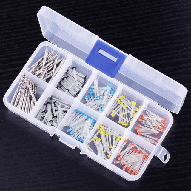 160X dentaire verre fibre Post rechargées monobloc pour ensemble perceuse 32Pcs