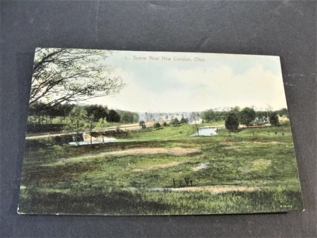 Scene Near City London, Ohio - Unposted 1900s Postcard. RARE.